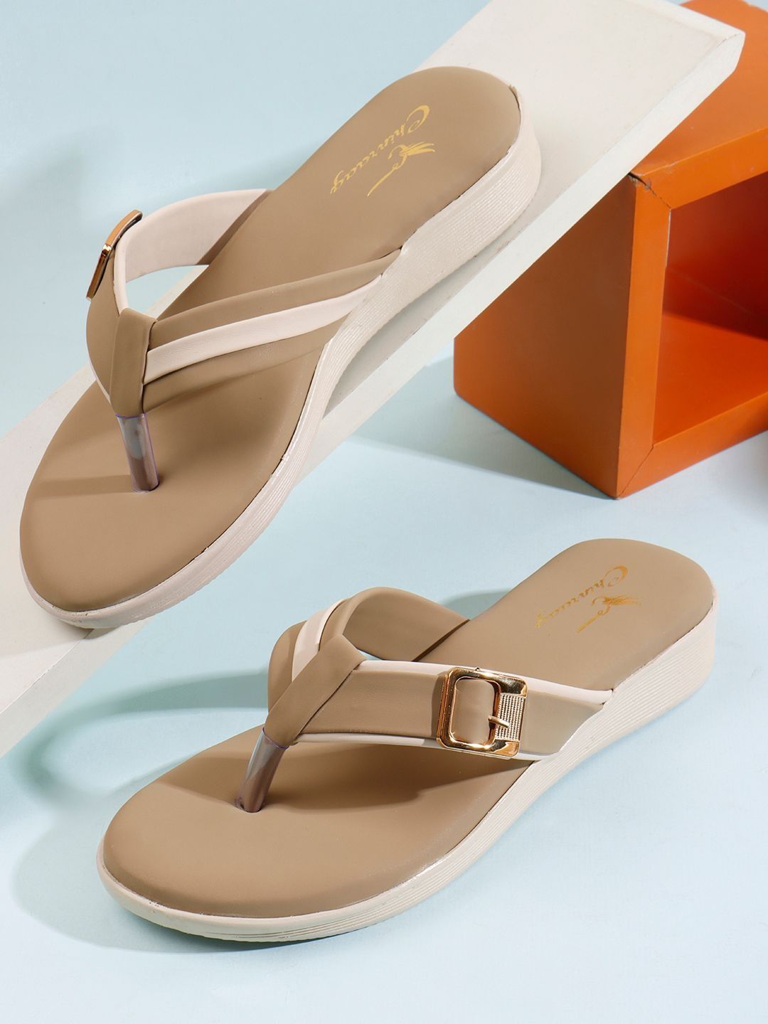 CHINRAAG Women Open Toe Flats-image-41