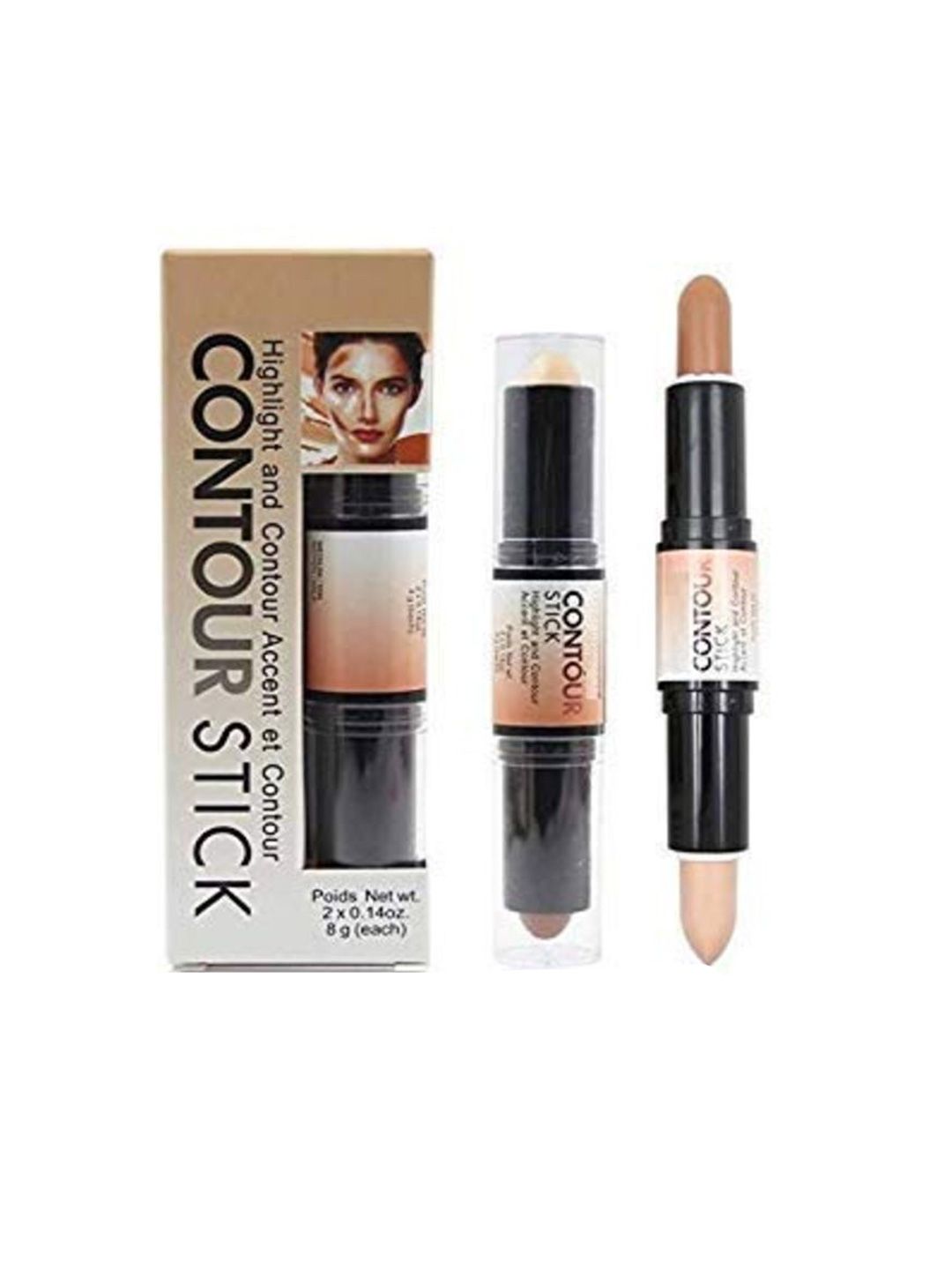Adbeni Easy-To-Use Portable And Lightweight Highlight & Contour Stick - 18 g - Beige-picture-18