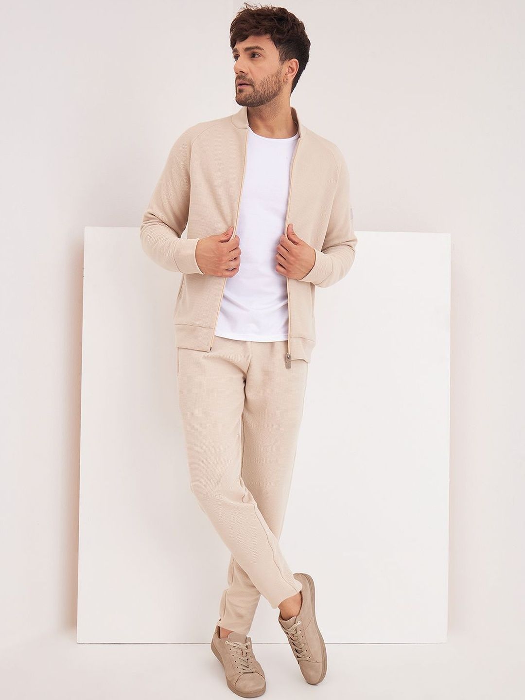 Sweet Dreams Men Solid Mid-Rise Long Sleeves Round Neck Tracksuits-picture-57