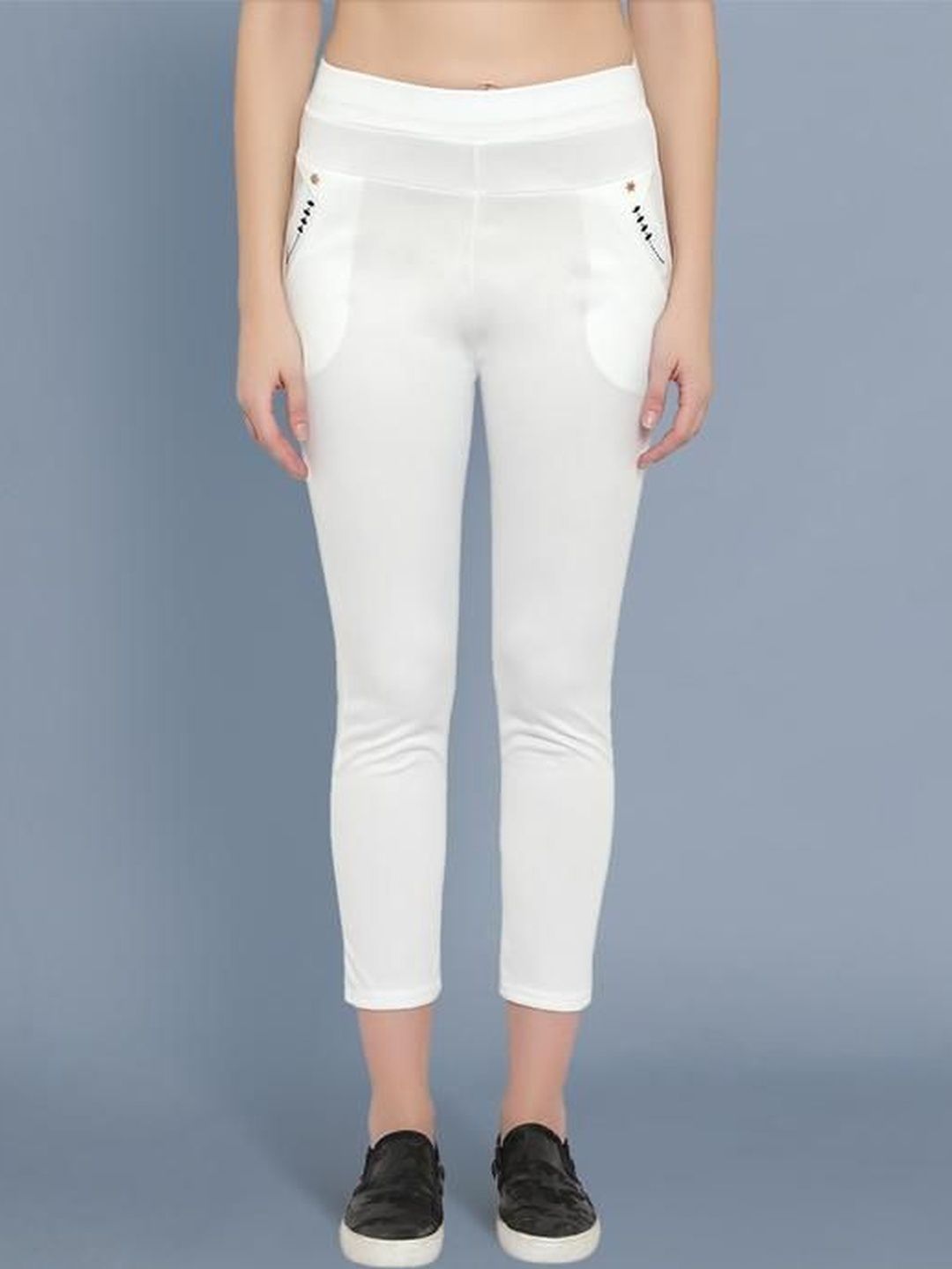 GRX Women Checked Easy Wash Trousers-picture-12