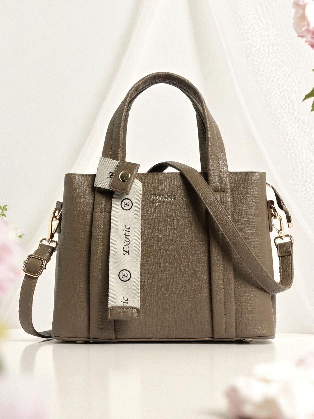 Exotic PU Shopper Satchel-picture-42