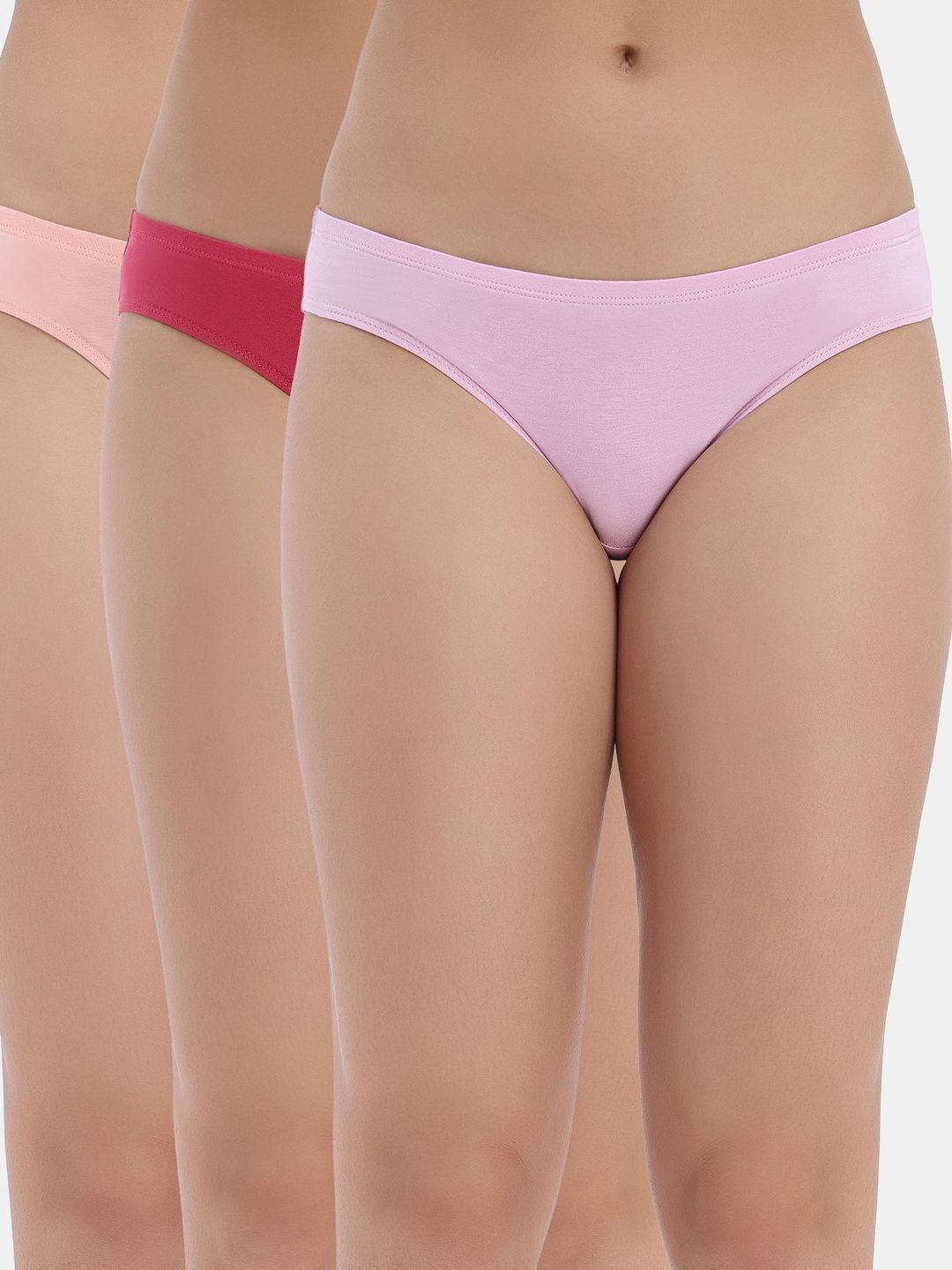 Zivame Women Pack of 3 Solid Cotton Bikini Briefs-picture-25