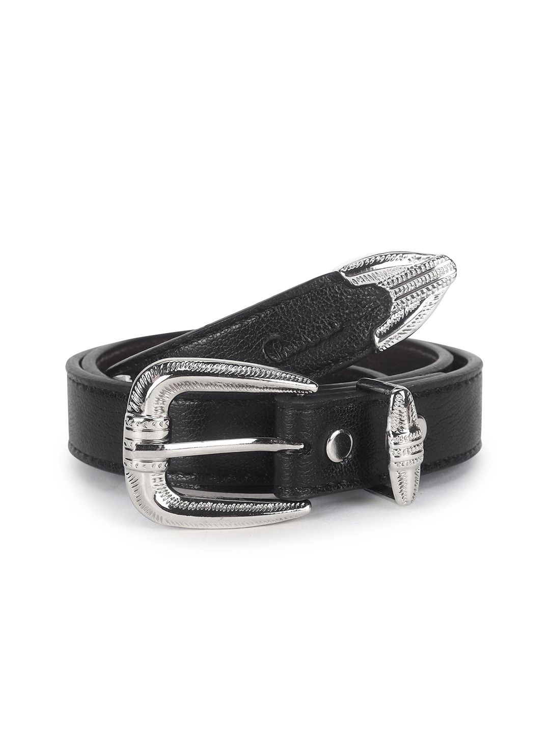 Punnu Women Western Statement Buckle Belt With Tang Closure-picture-49