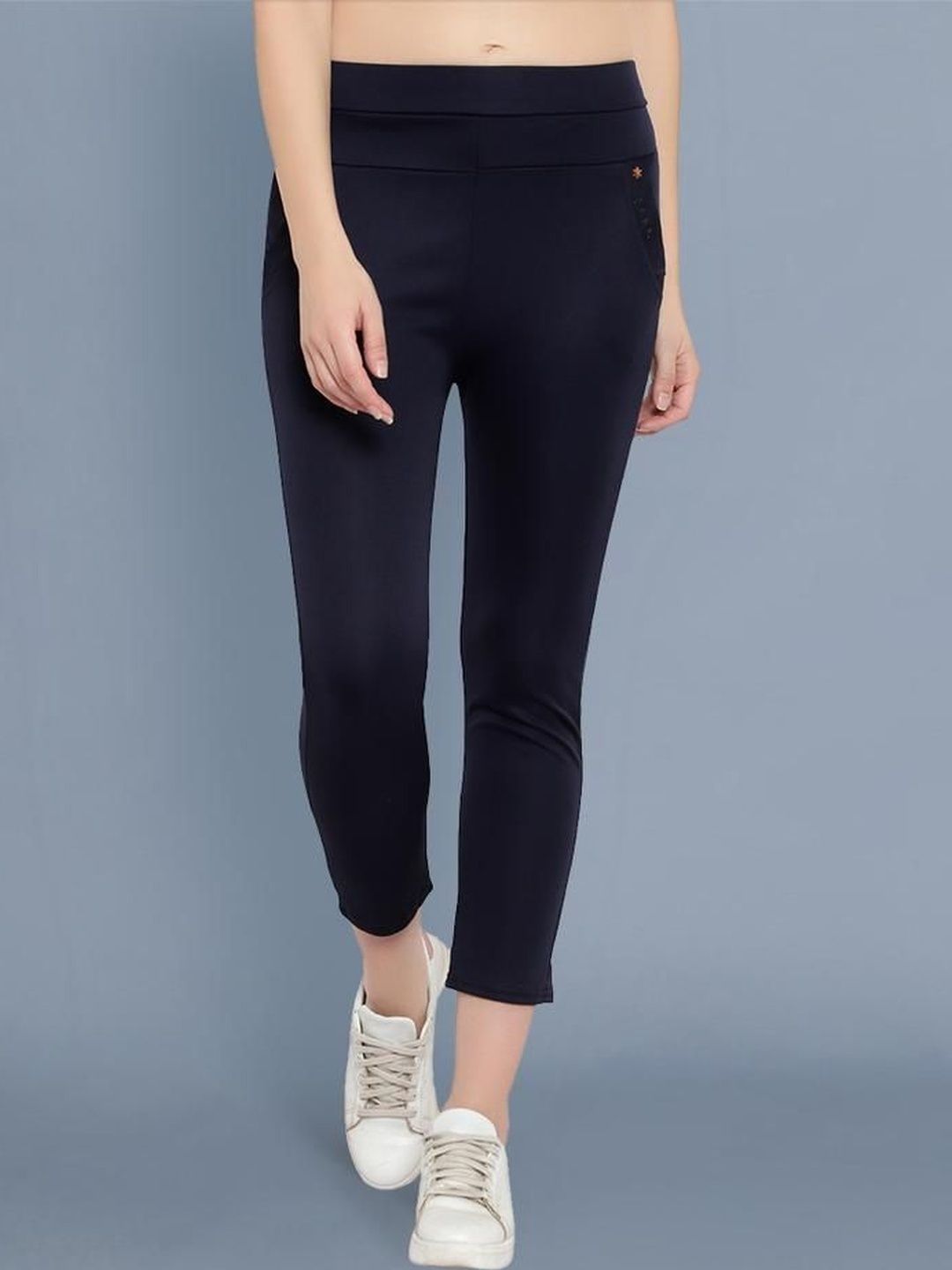 GRX Women Checked Easy Wash Trousers-picture-22