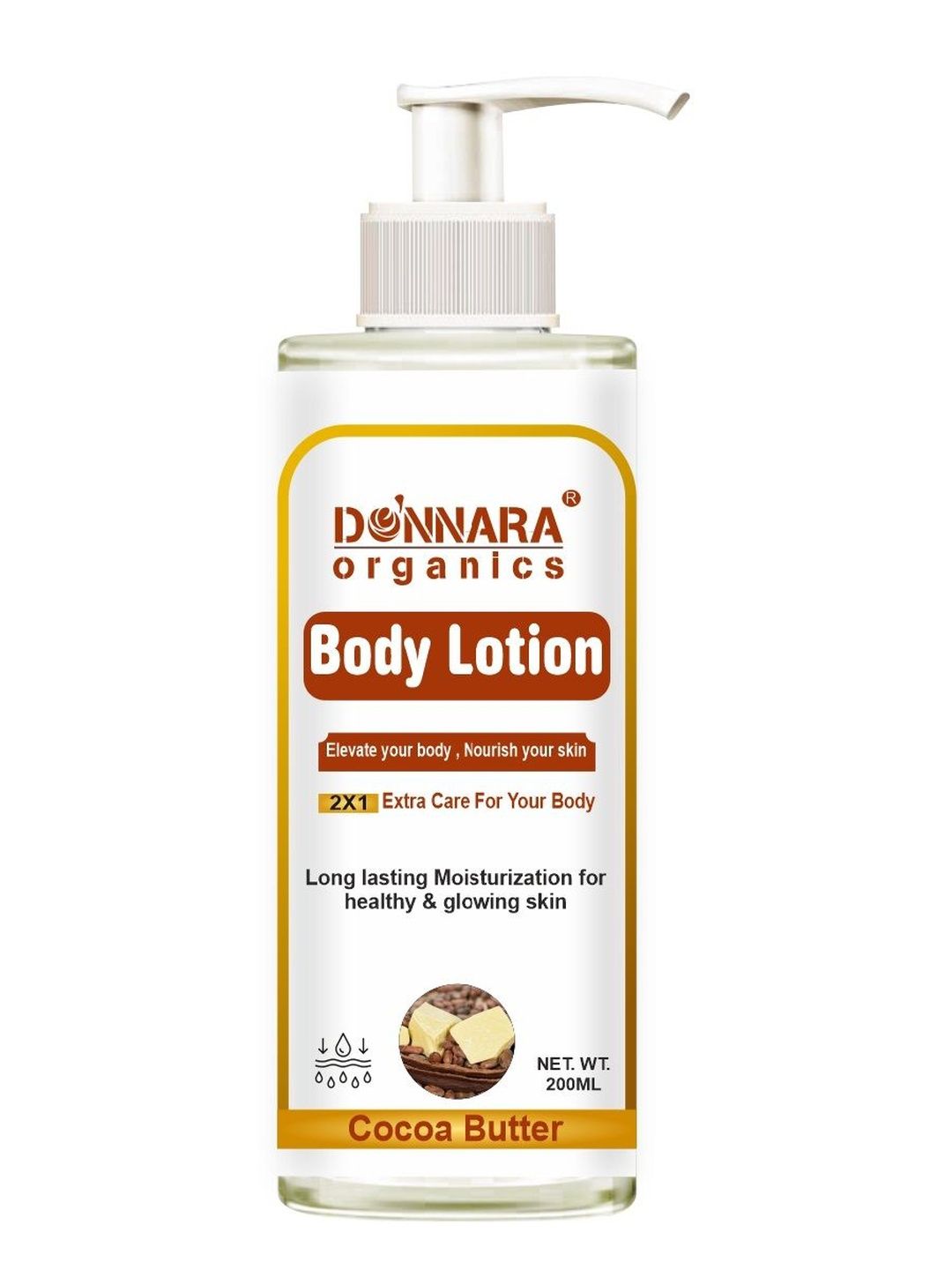 Donnara Organics Cocoa Butter Body Lotion For Healthy & Glowing Skin - 200 ml-image-40