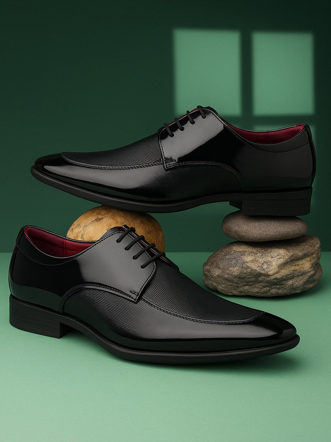 INVICTUS Men Textured Formal Derbys Formal shoes-image-24