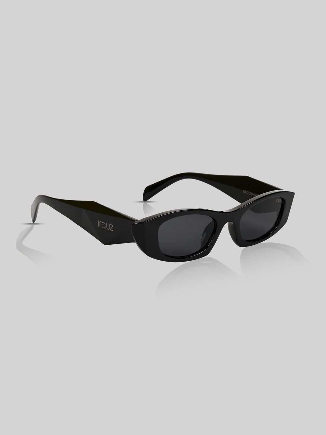 Irayz Women Black Lens & Black Rectangle Sunglasses with-picture-25