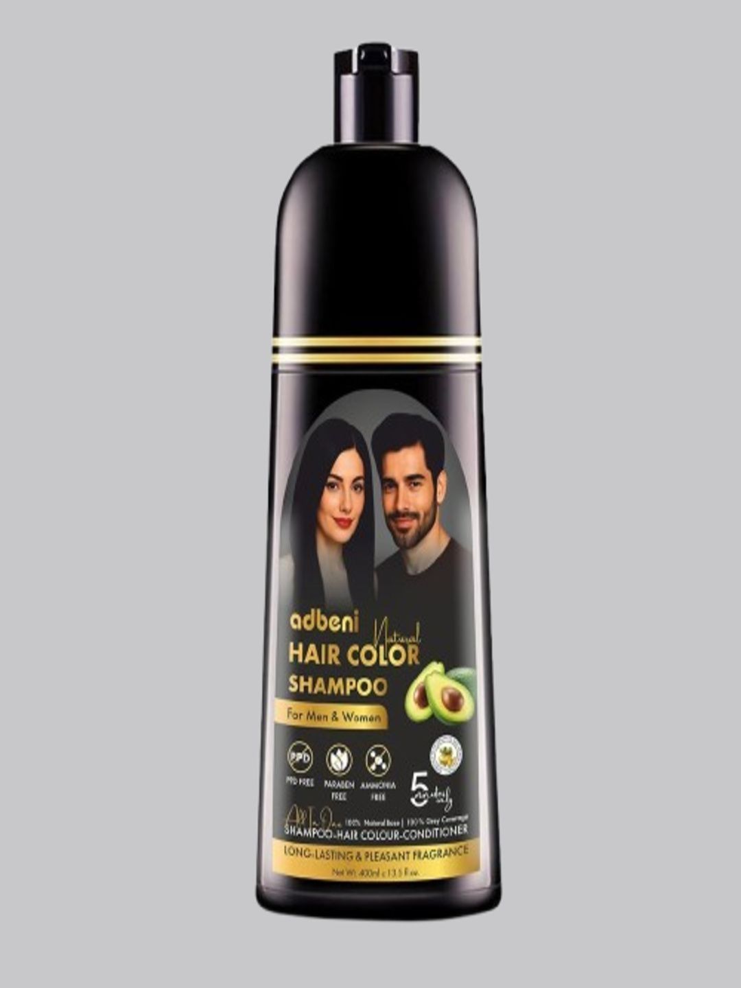 Adbeni Hair Color Shampoo With Conditioner - 400 ml-image-37