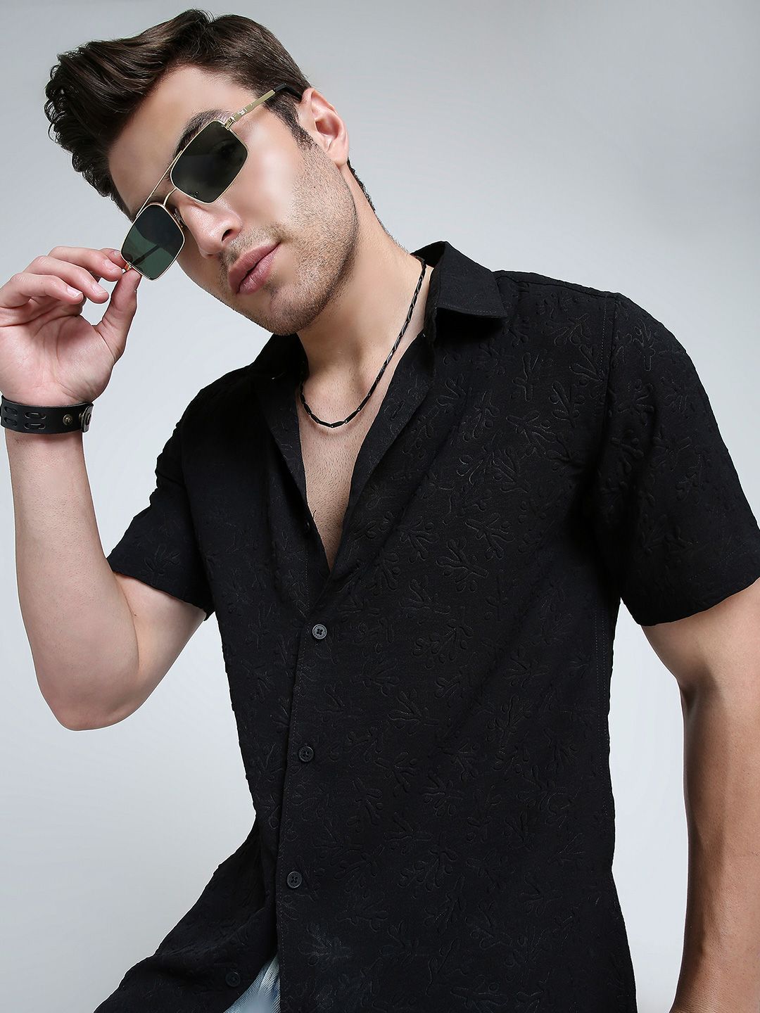 VASTRADO Men Classic Slim Fit Casual Shirt-picture-39