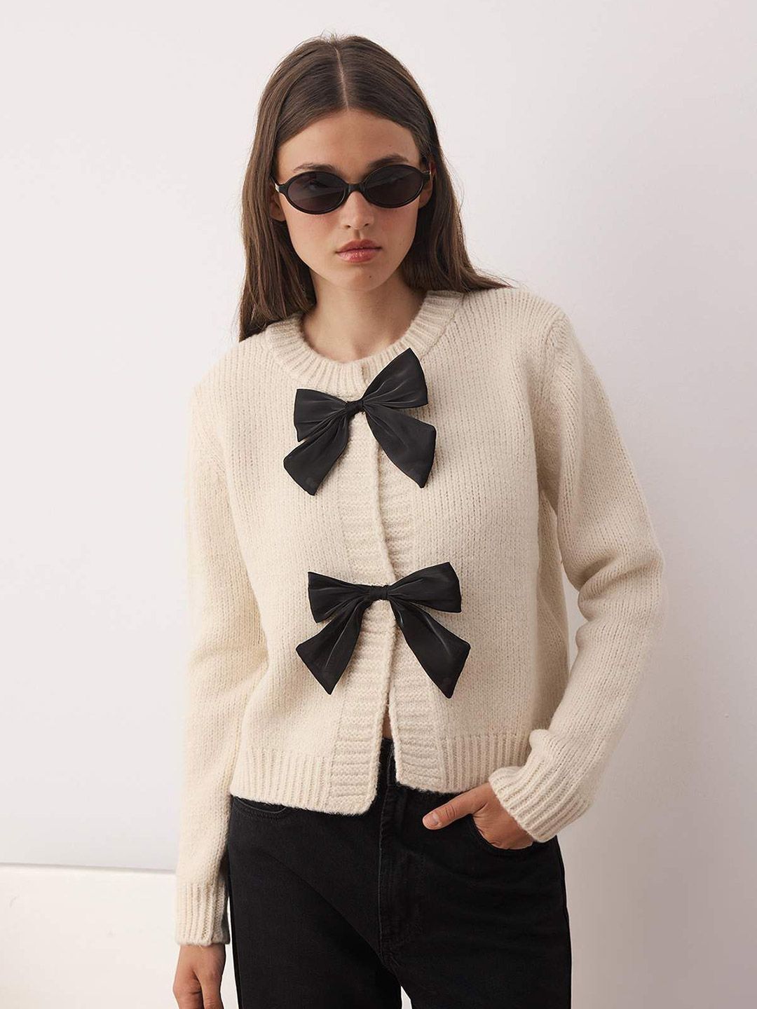 Trendyol Women Cardigan with Applique Detail-picture-46