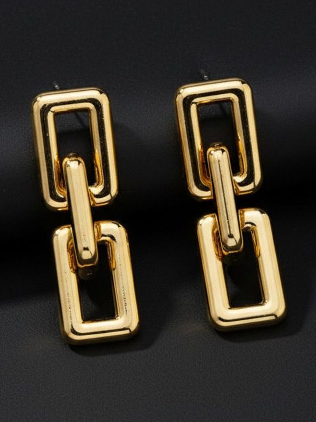 DressBerry Geometric Drop Earrings-picture-10