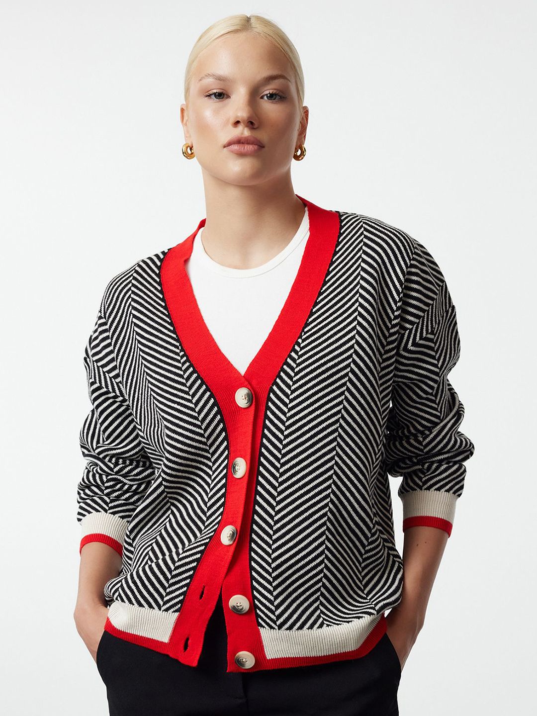Trendyol Women Striped Cardigan-picture-27