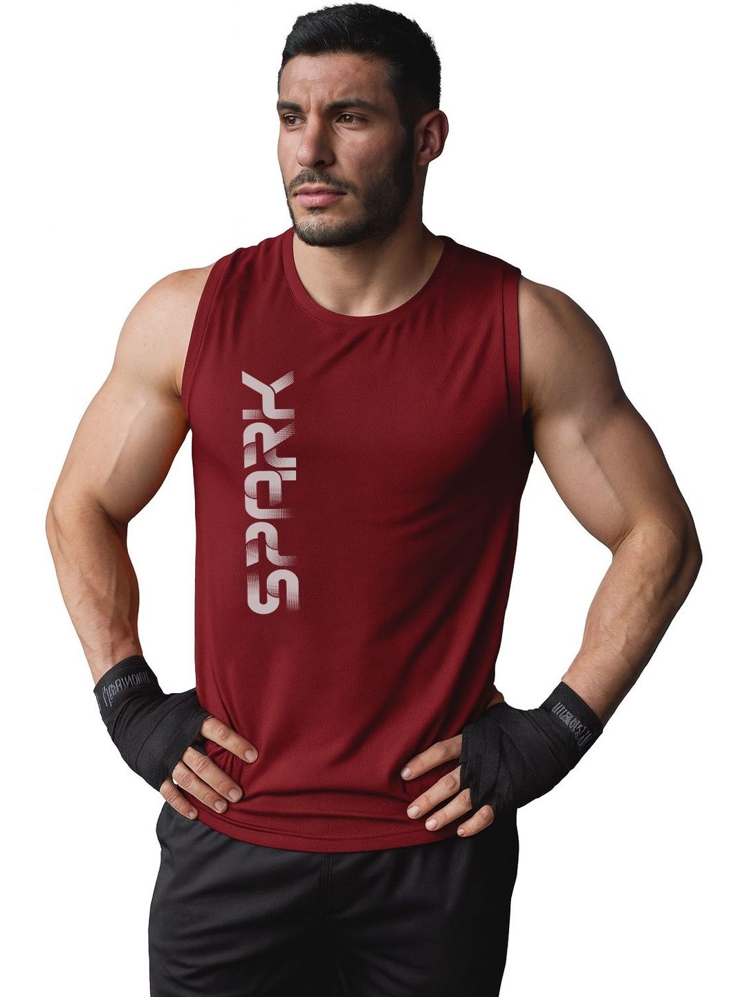 3Colors Printed Dri-FIT Sleeveless Gym Vests-picture-28