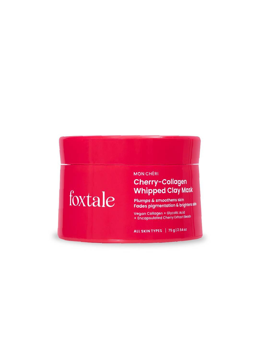 FoxTale Cherry-Collagen Whipped Clay Mask For Plumps, Firms, & Hydrates - 75 g-image-38
