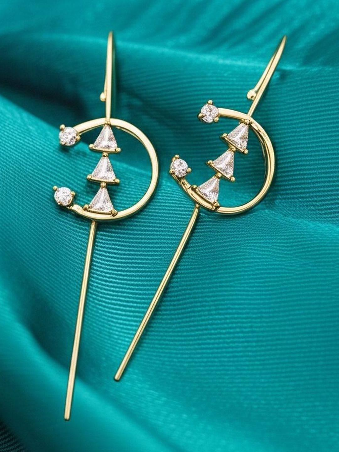 DressBerry Geometric Drop Earrings-picture-30