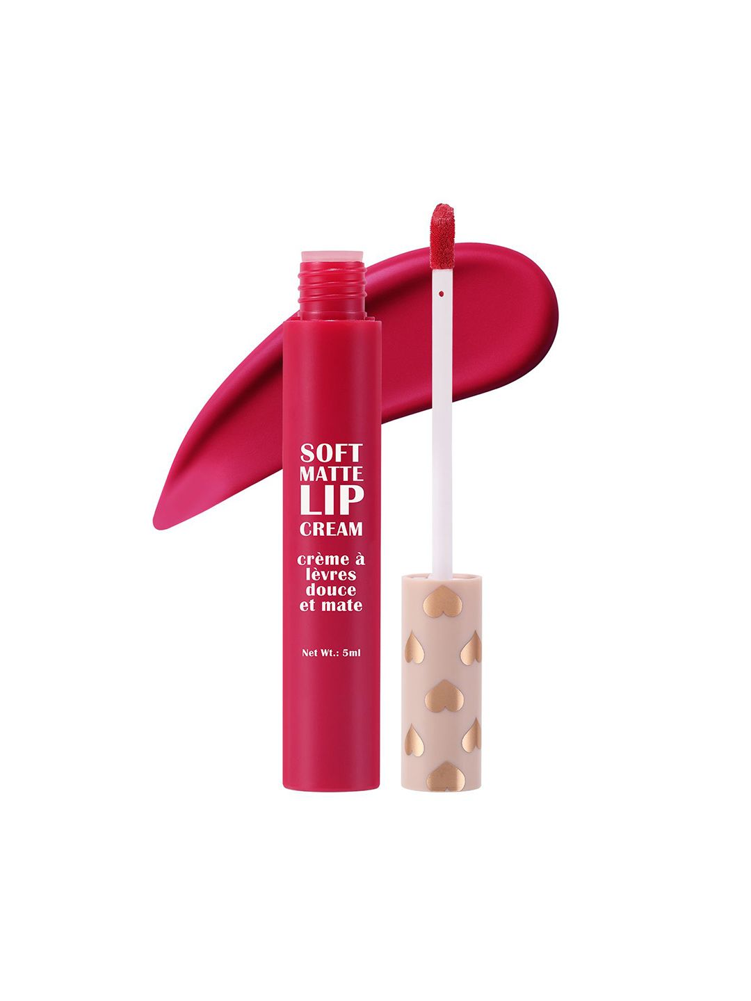Beauty People Soft Matte Waterproof Lipstick- 5 ml- Fuchsia Fever-image-32