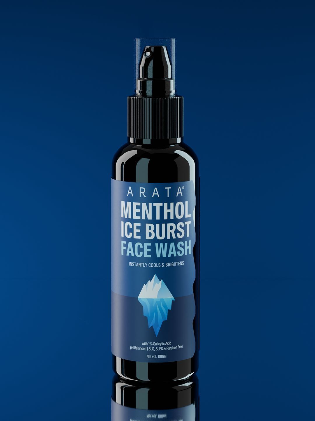 ARATA Menthol Ice Burst Face Wash With 1% Salicylic Acid Treats Acne & Pimples - 100 ml-image-36