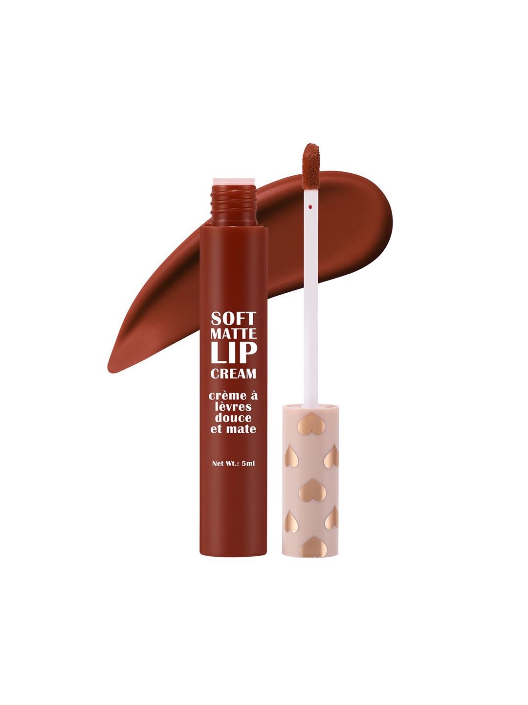 Beauty People Soft Matte Waterproof Lipstick- 5 ml- Brown Velvet-image-39