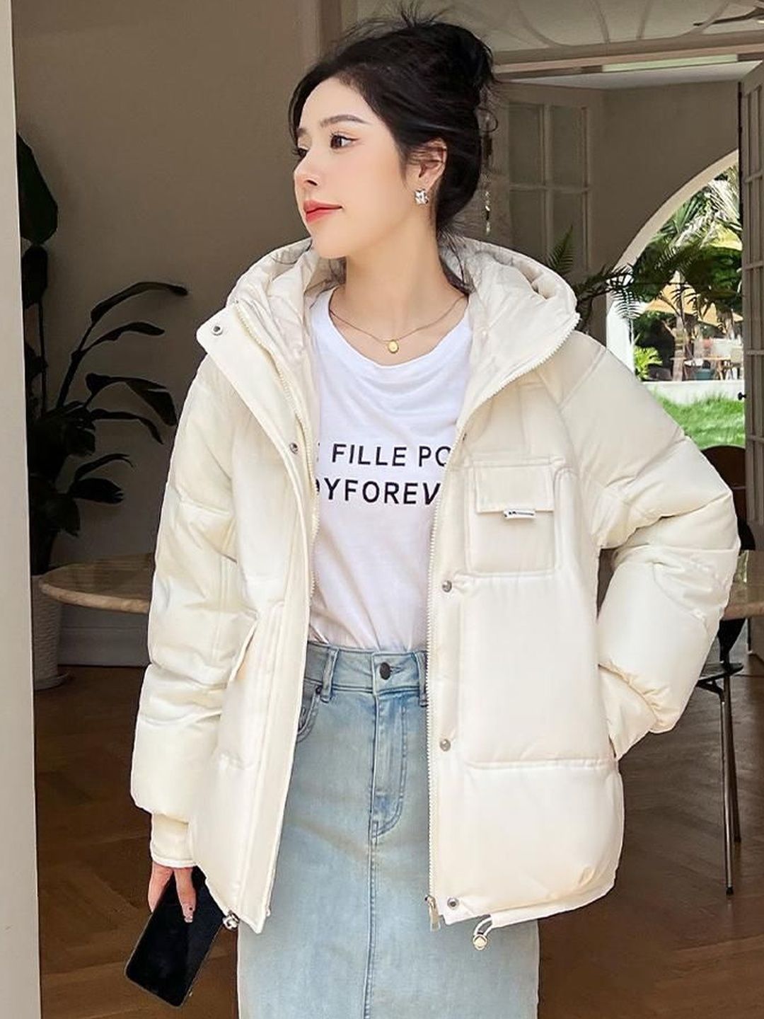 DressBerry Women Lightweight Puffer Jacket-picture-22