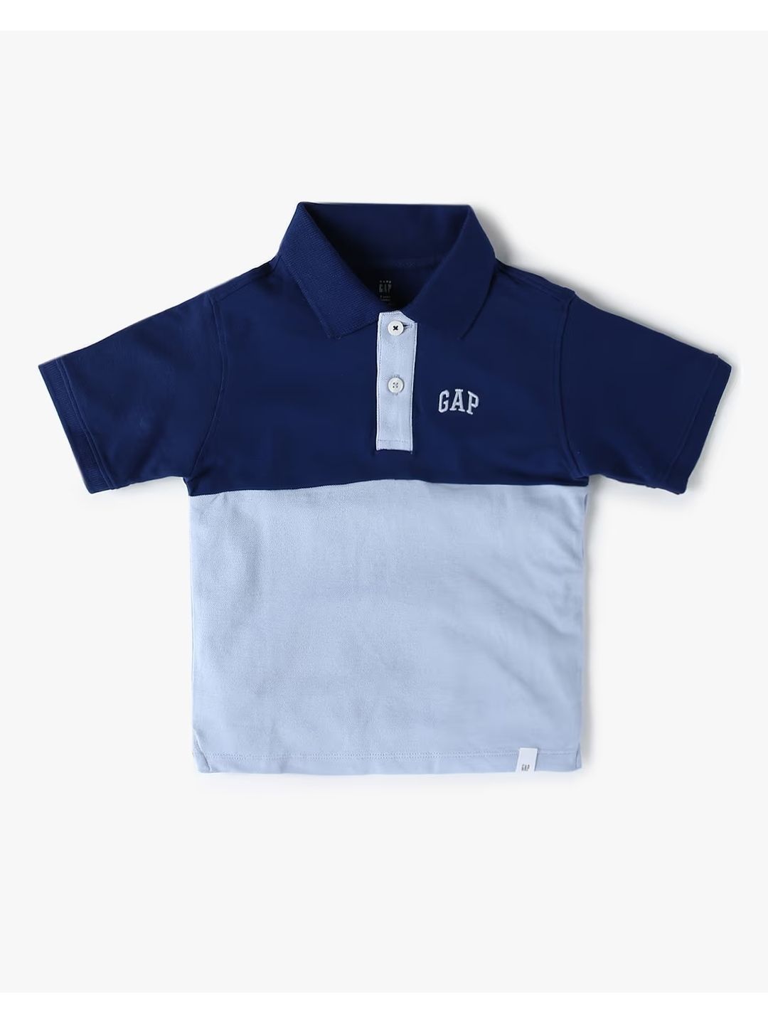 GAP Kids Color Block Polo Collar Relaxed Fit T-shirt-picture-25