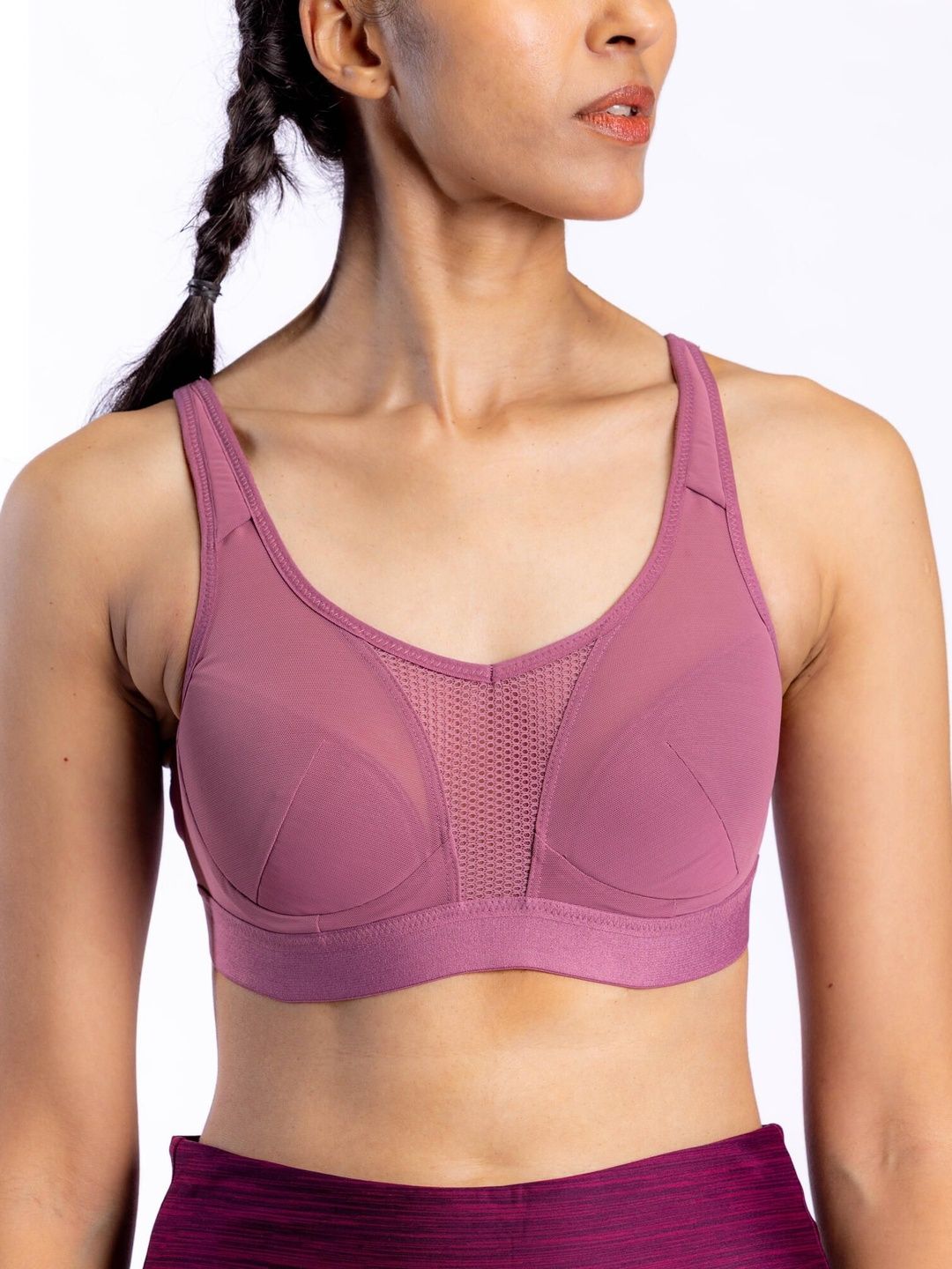 Decathlon Women Full Coverage Lightly Padded Workout Bra-picture-37