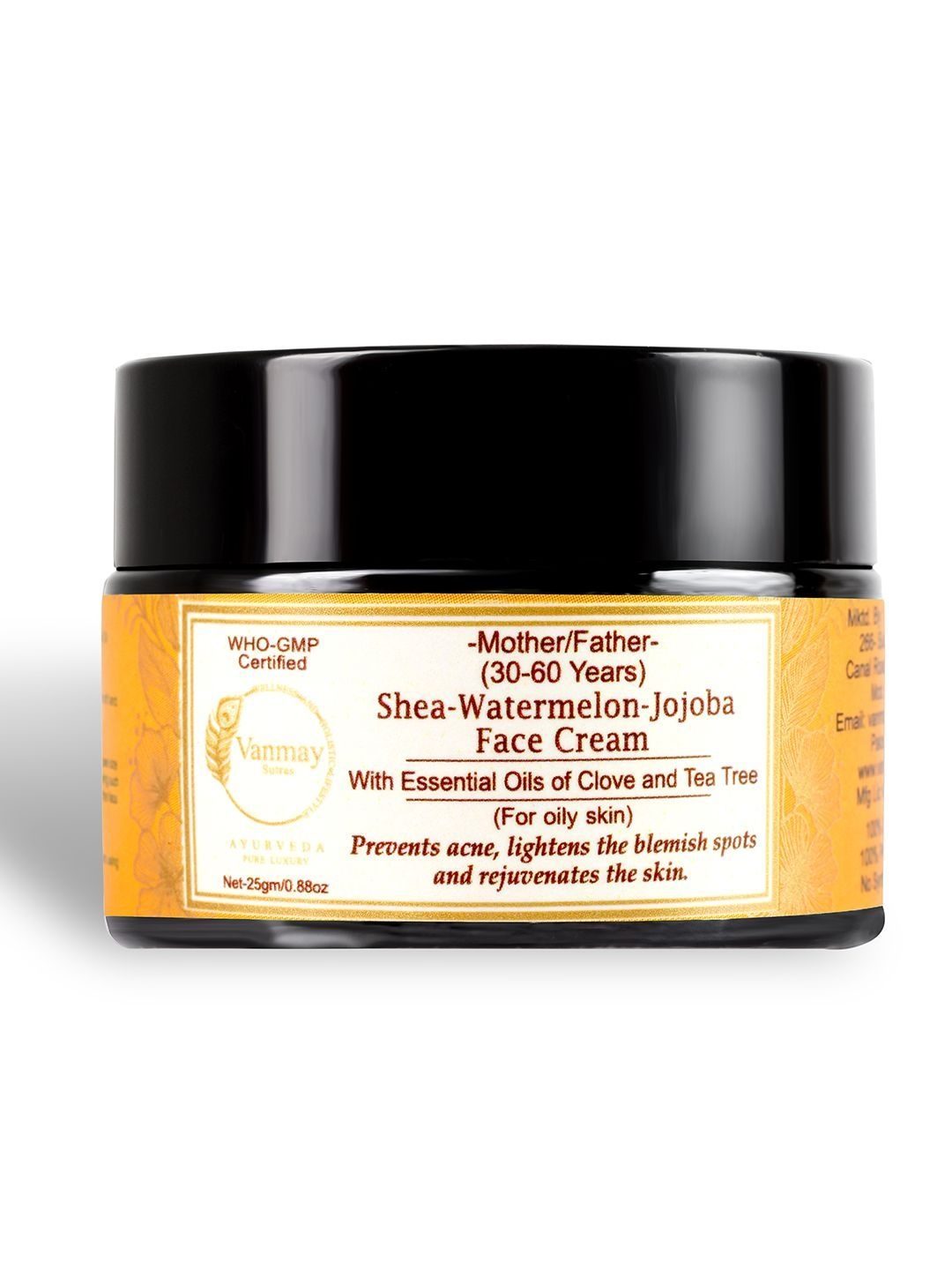VANMAY SUTRAS Shea-Watermelon-Jojoba Face Cream For Skin Hydration - 25 g-image-44