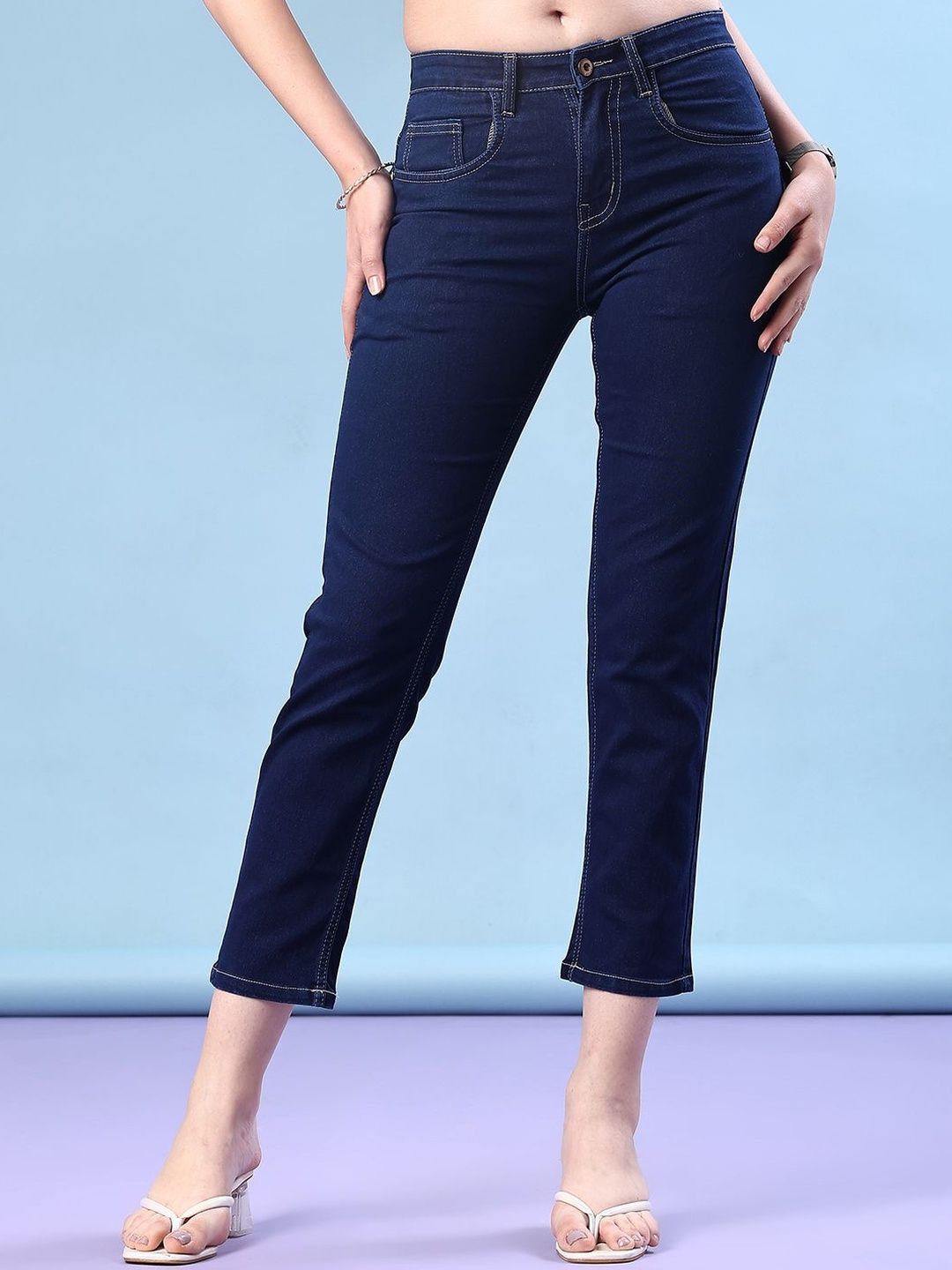 V-Mart Women Regular Fit Mid-Rise Stretchable Jeans-picture-38