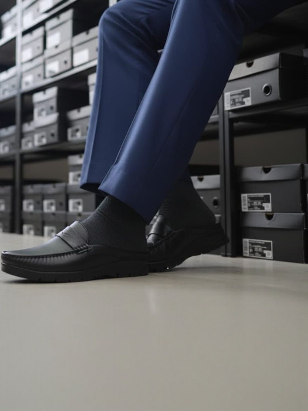 Von huette Men Textured Loafers-picture-27