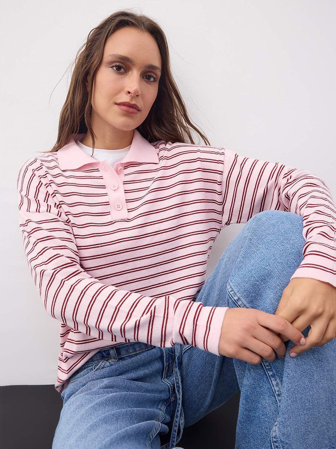 Trendyol Women Striped Pullover-picture-52