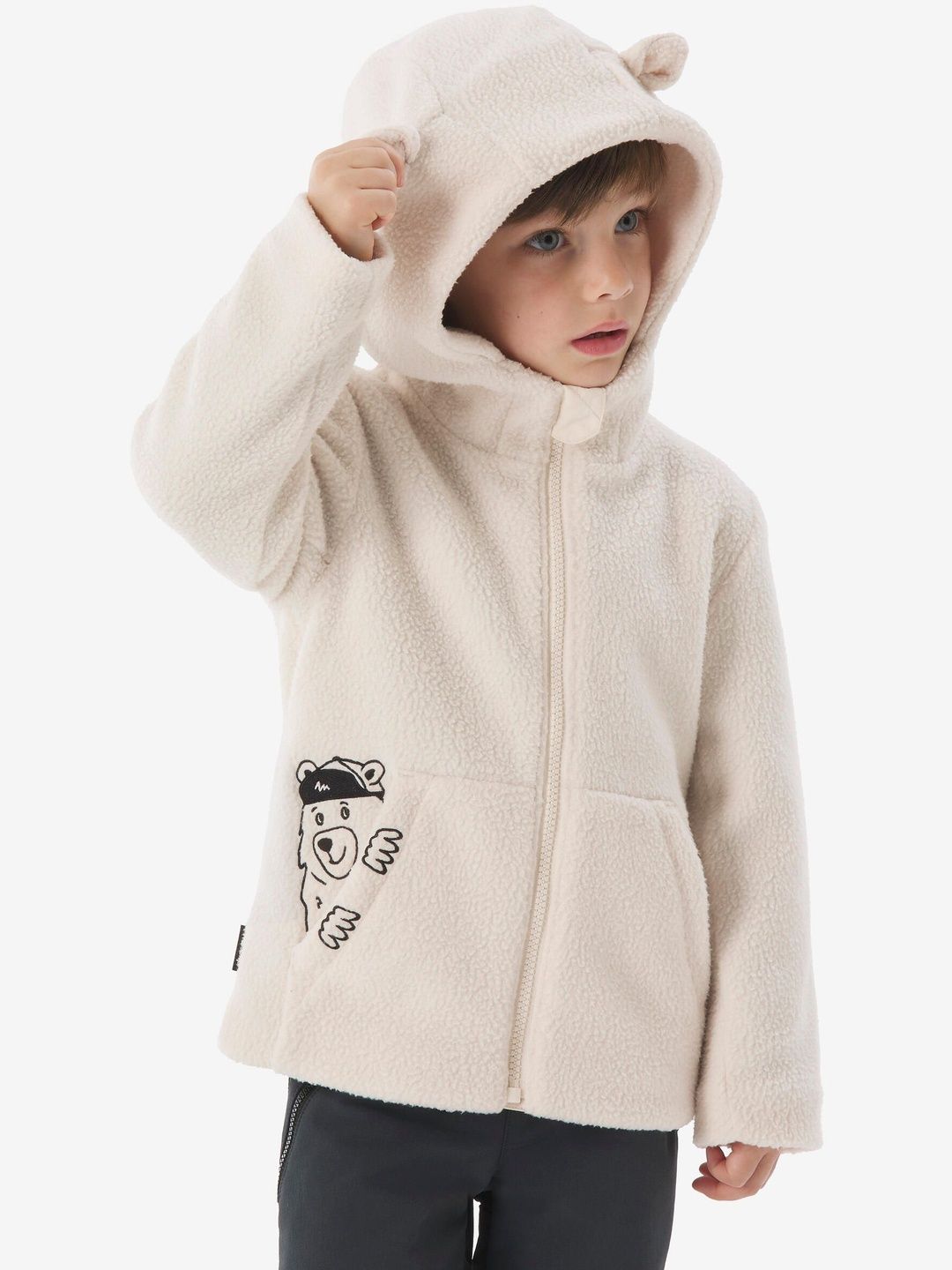 Decathlon Kids Sherpa Fleece Jacket NH500-picture-24