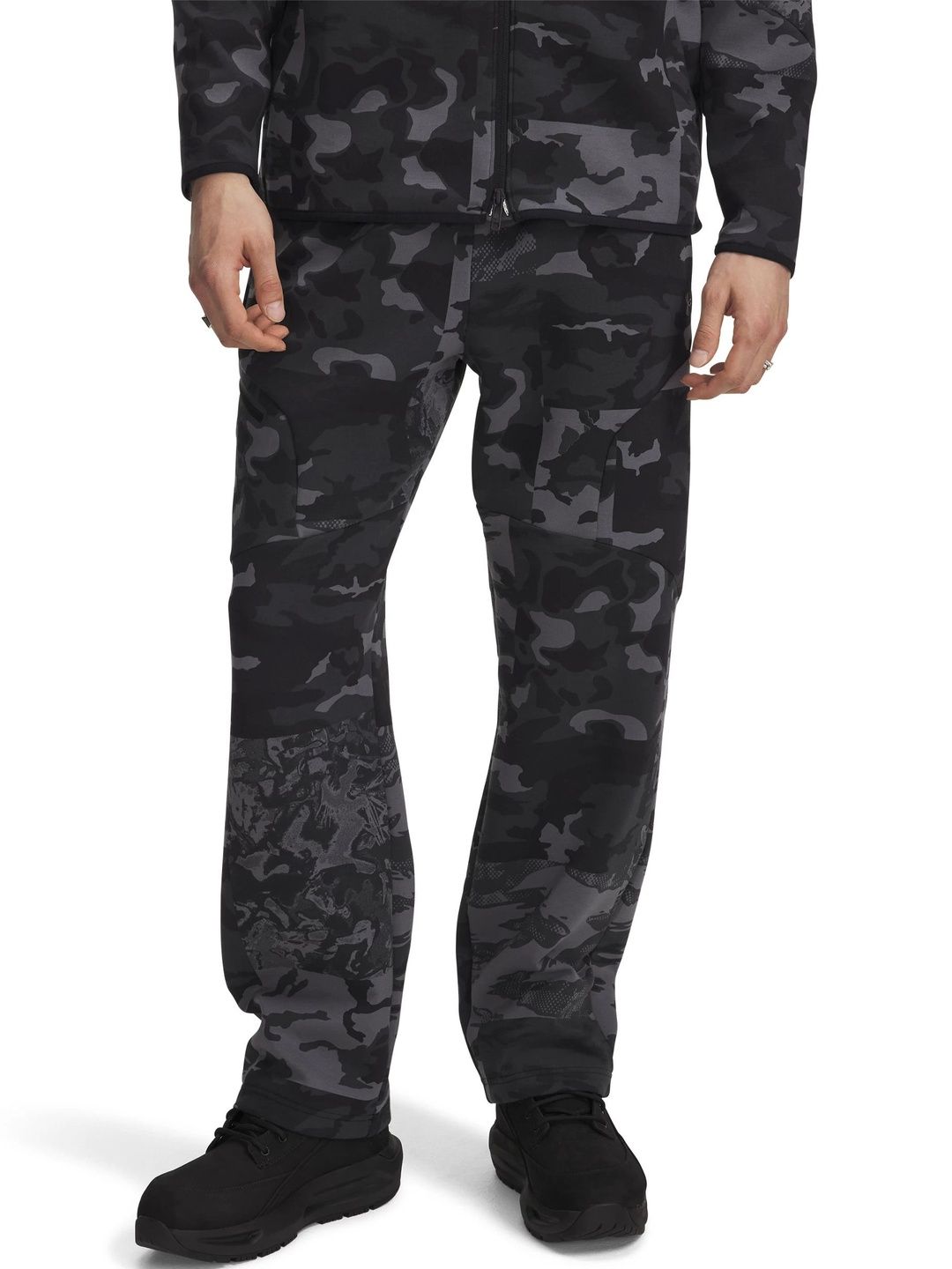 UNDER ARMOUR UA Unstoppable Men Camouflage Printed Relaxed-Fit Track Pants-image-5