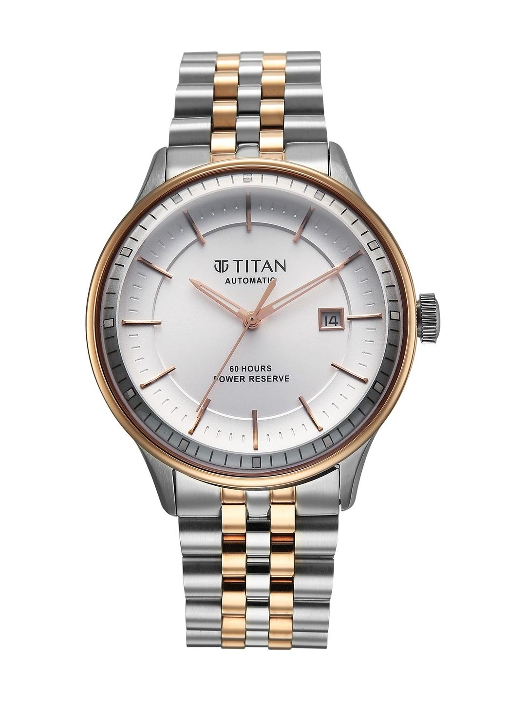 Titan Automatic Weekender Men Bracelet Style Straps Analogue Automatic Watch 90201KM01-image-35