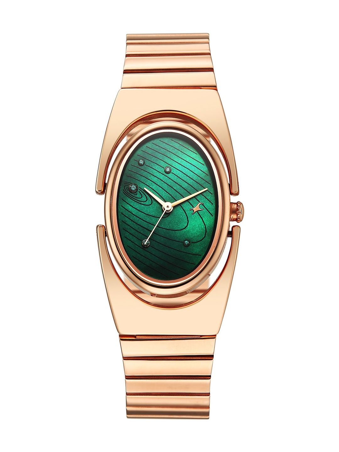 Fastrack Girls Brass Dial & Stainless Steel Straps Analogue Watch 6318WM02-picture-39