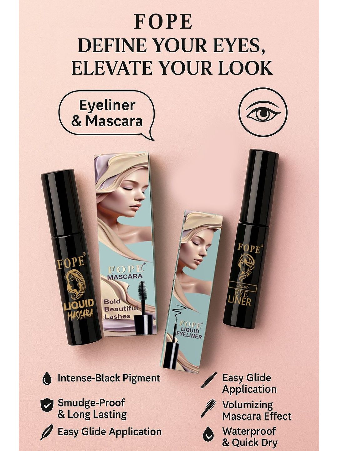 FOPE Set Of 15 All In One Long Lasting Makeup Combo-picture-28