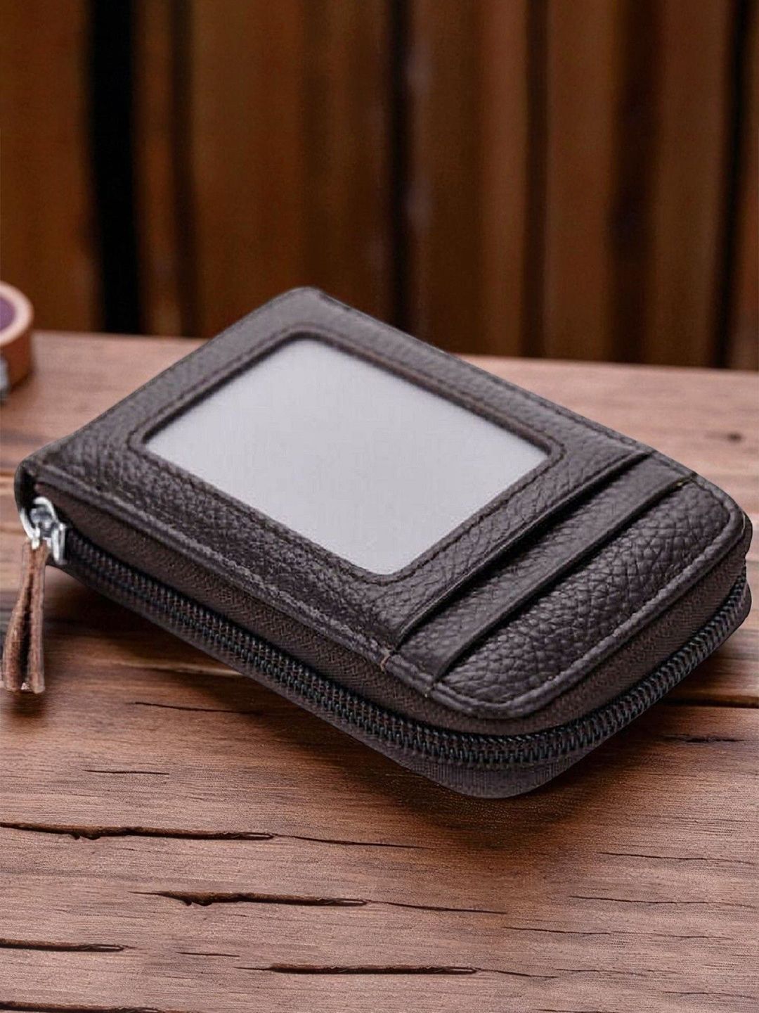 WATCHSTAR Unisex Solid Zip Around Wallet-image-10