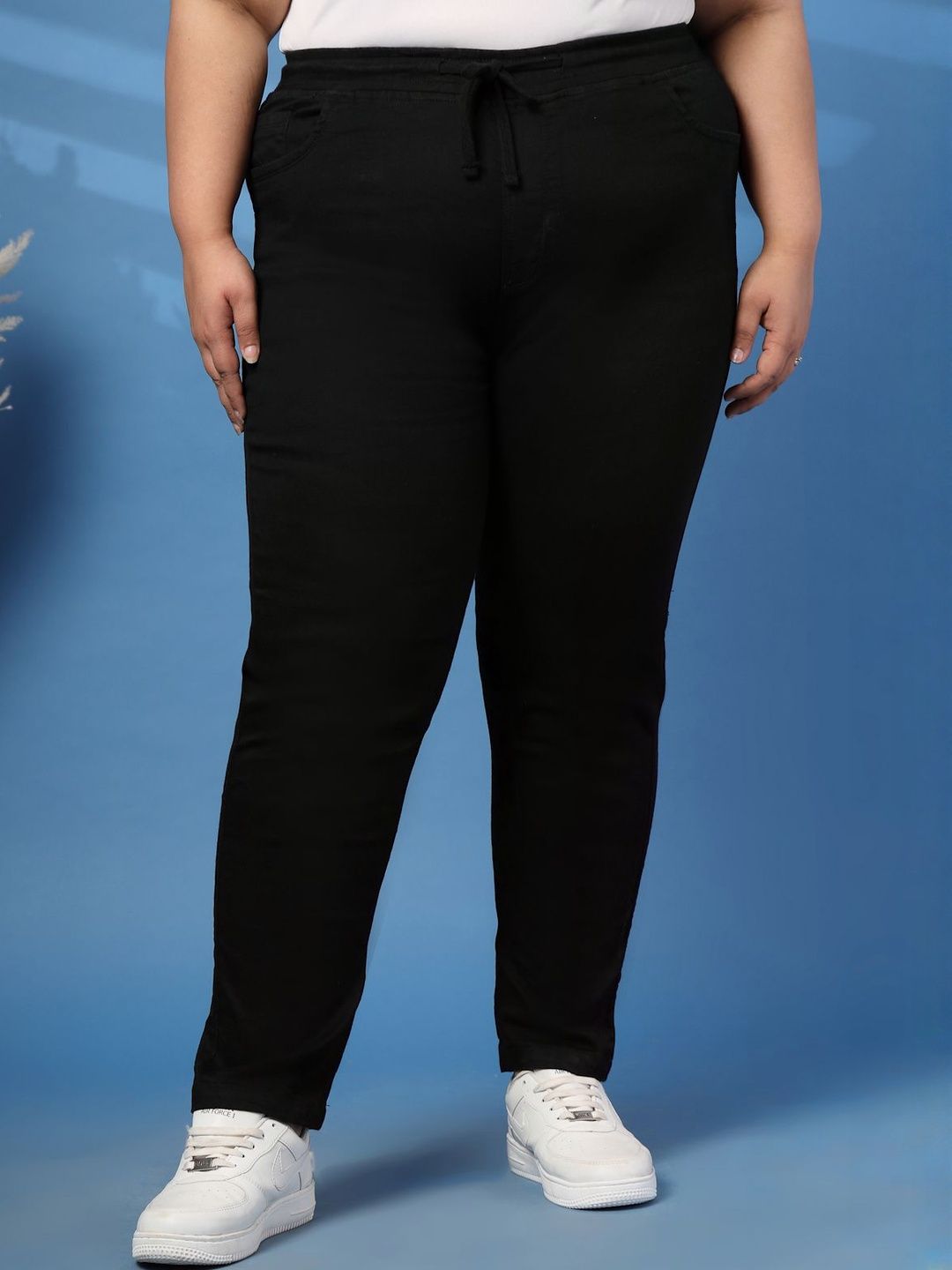 plusS Women Plus Size Regular Fit Mid-Rise Stretchable Jeans-image-43