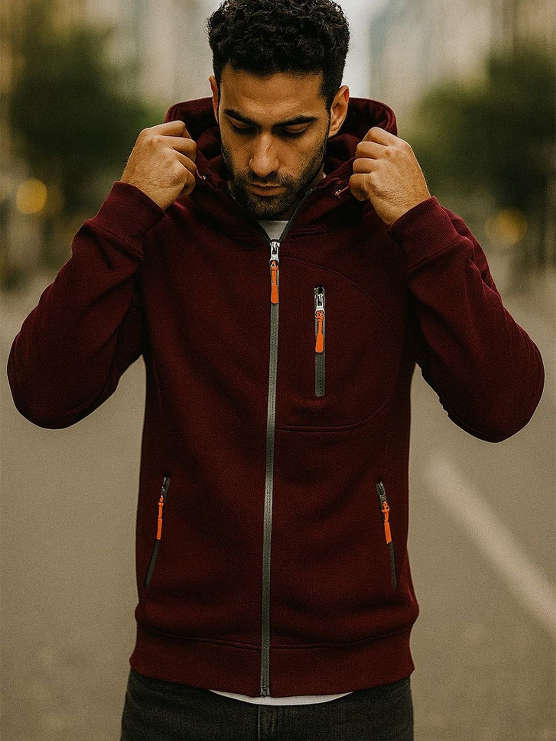 R.Code by The Roadster Life Co. Men Hooded Sweatshirt-picture-23