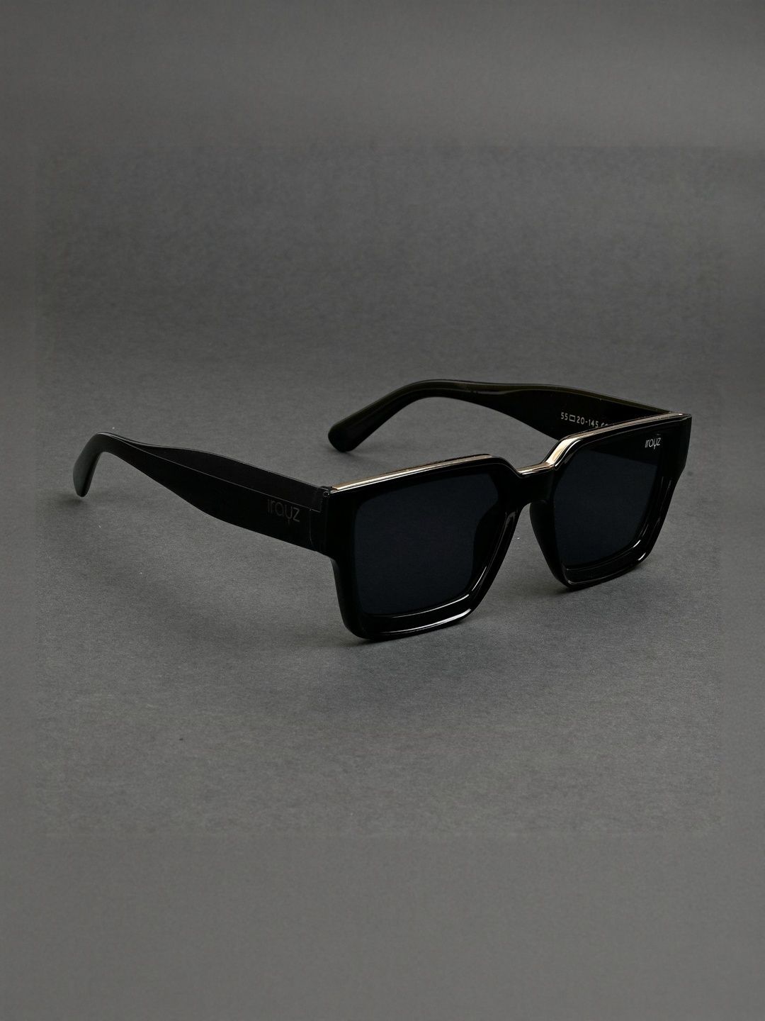 Irayz Men Black Lens & Black Square Sunglasses with-picture-34