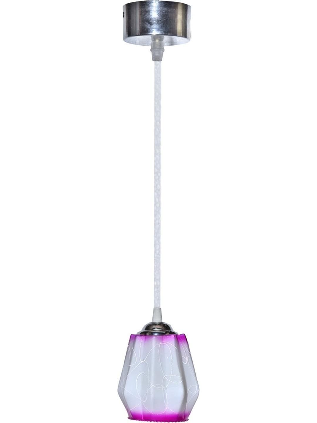 1ST TIME White & Pink Printed Bell Self Assembly Ceiling Lamp-image-23