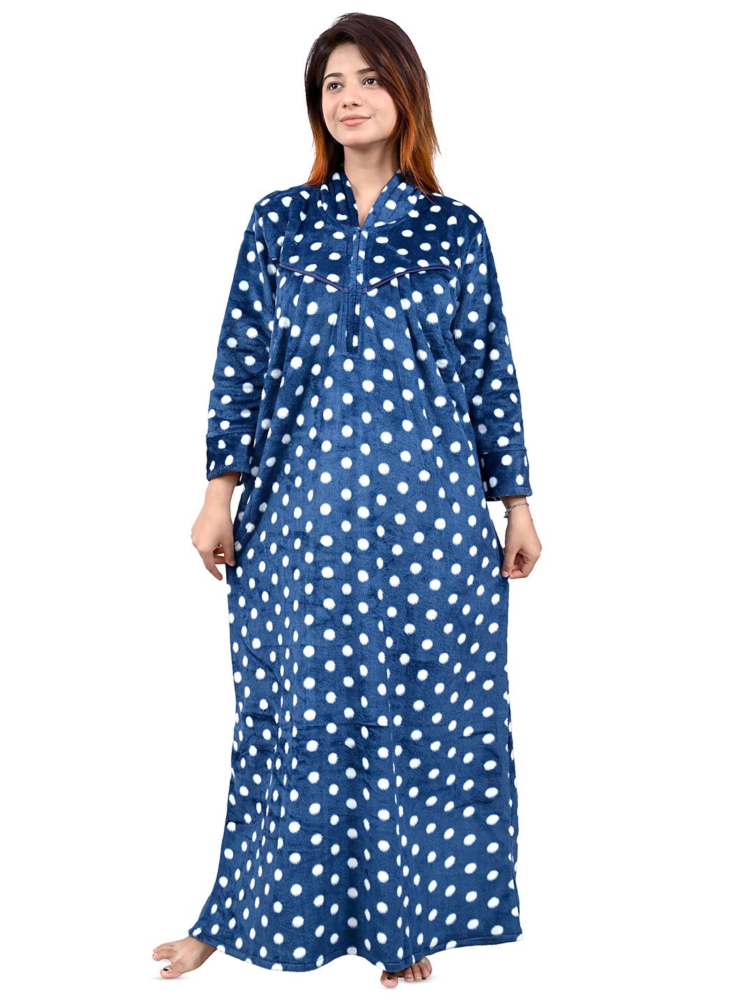 MIAVII CREATION Printed Maxi Nightdress-picture-32