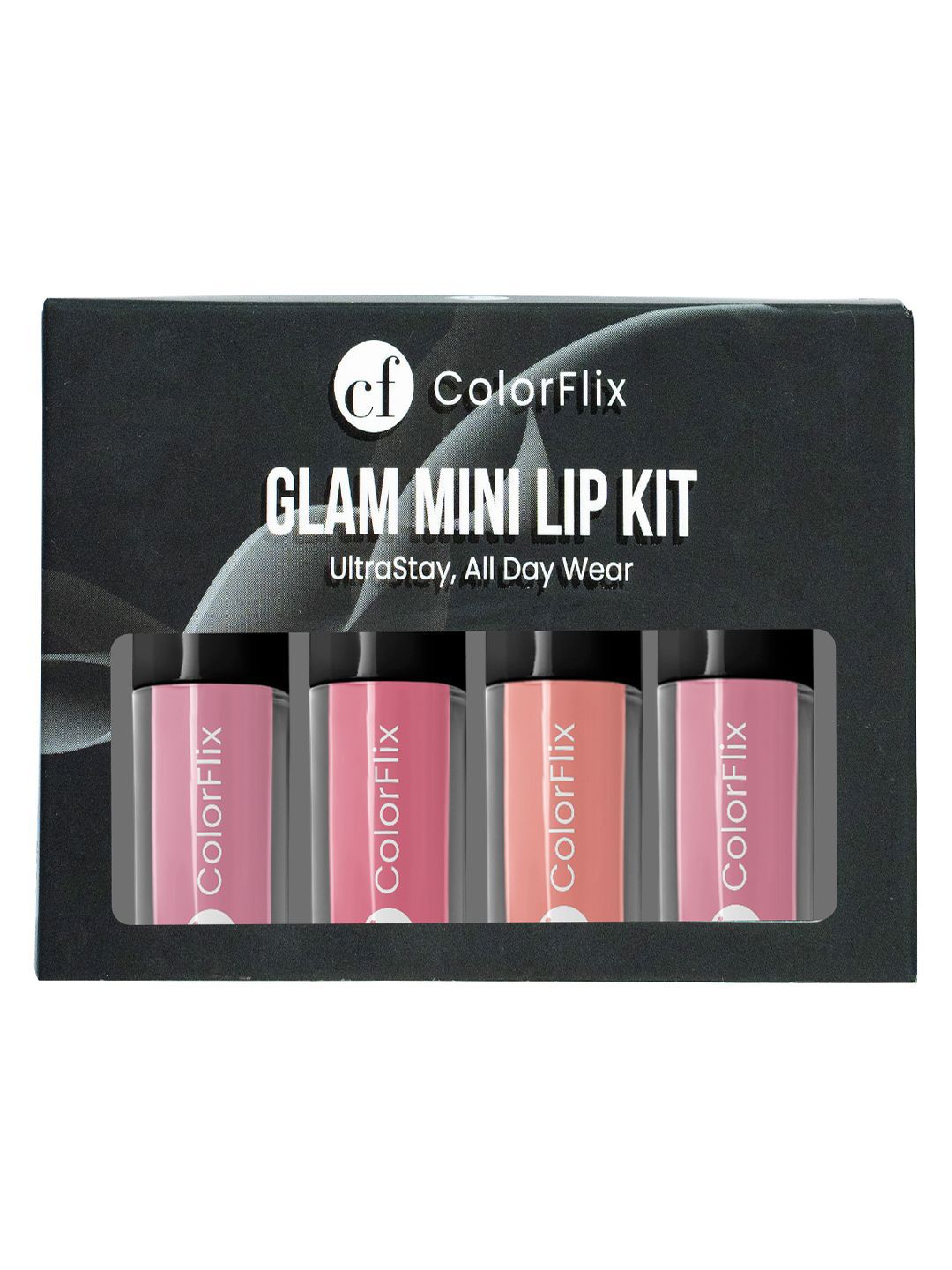 COLORFLIX Set Of 4 Mini Lip Kit- 2 ml Each- Mauve Mist-Rose Pastim-Coral Nude-Blush Cameo-image-36