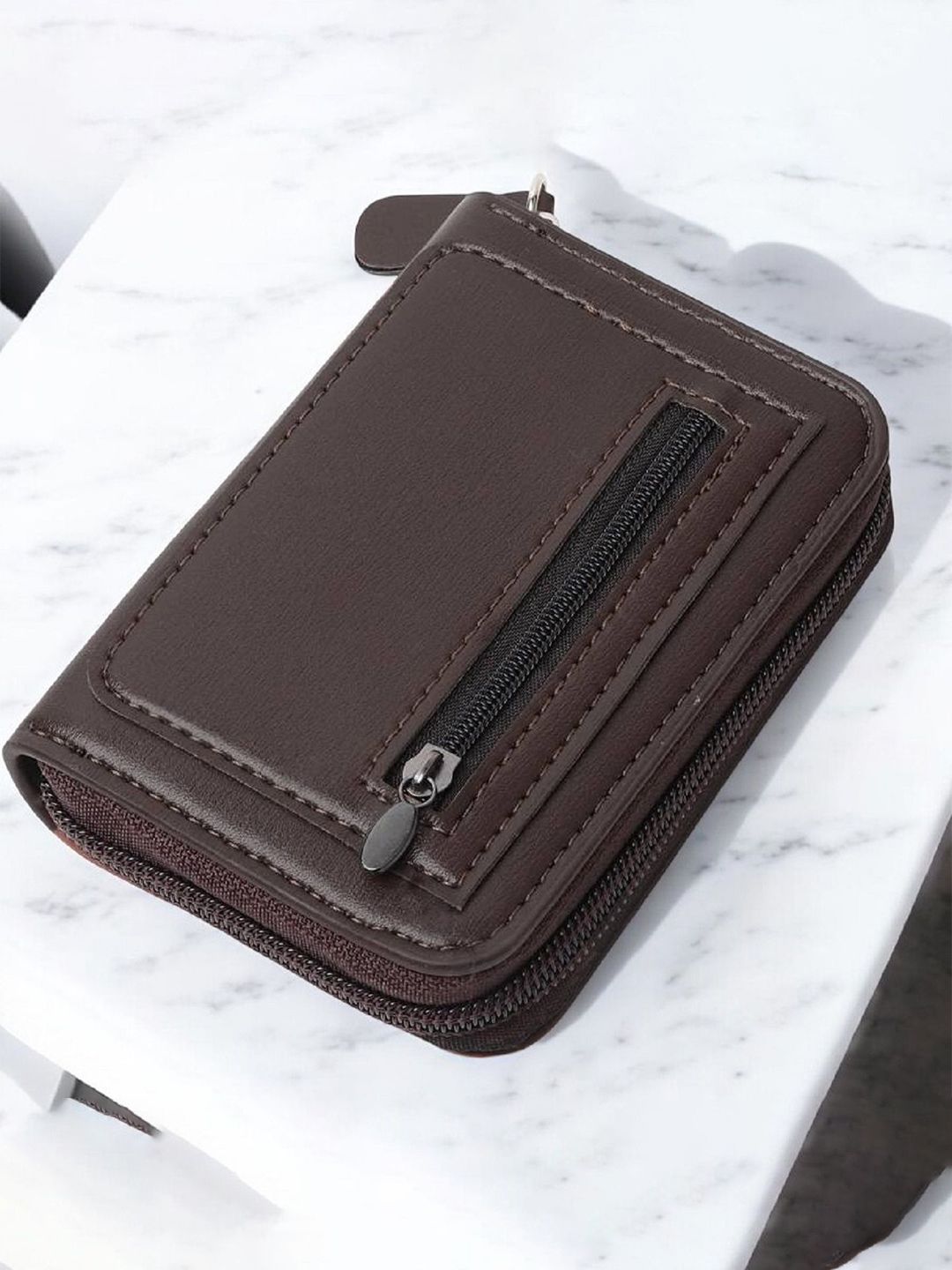 WATCHSTAR Unisex Leather Zip Around Wallet-picture-51