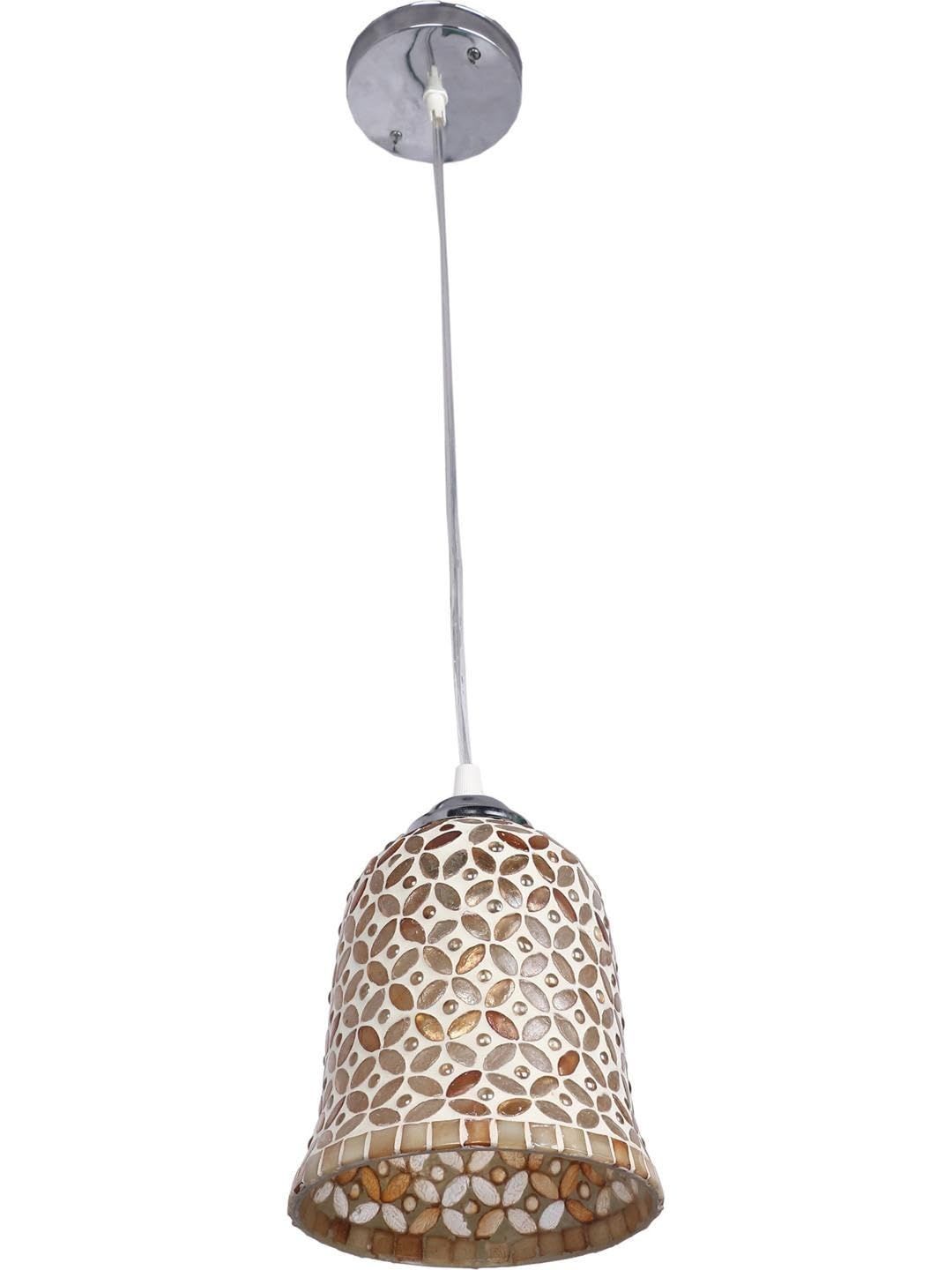 1ST TIME White & Brown Textured Ceiling Lamp-picture-57