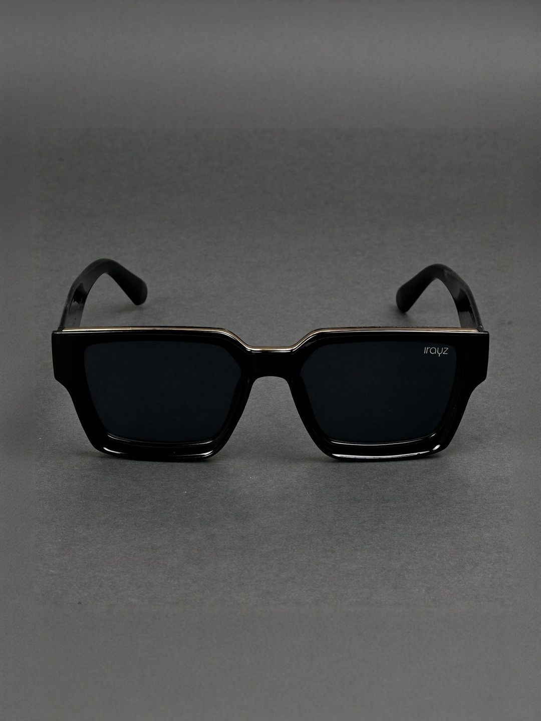 Irayz Men Black Lens & Black Square Sunglasses with-picture-29