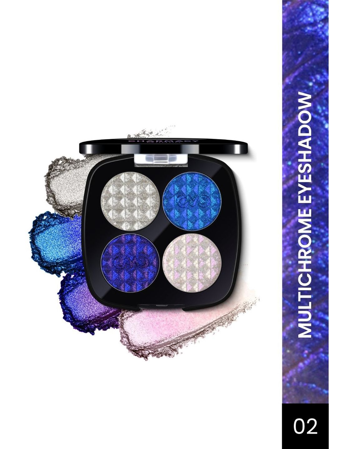 Charmacy Milano Insane Quad Multichrome Eyeshadow Palette - Shade 02-picture-37