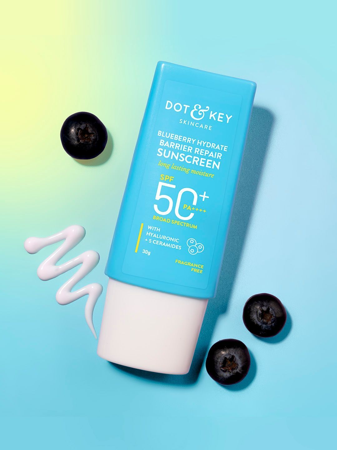 DOT & KEY Blueberry Hydrate Barrier Repair SPF50+ PA++++ Sunscreen with Hyaluronic - 30 g-picture-42