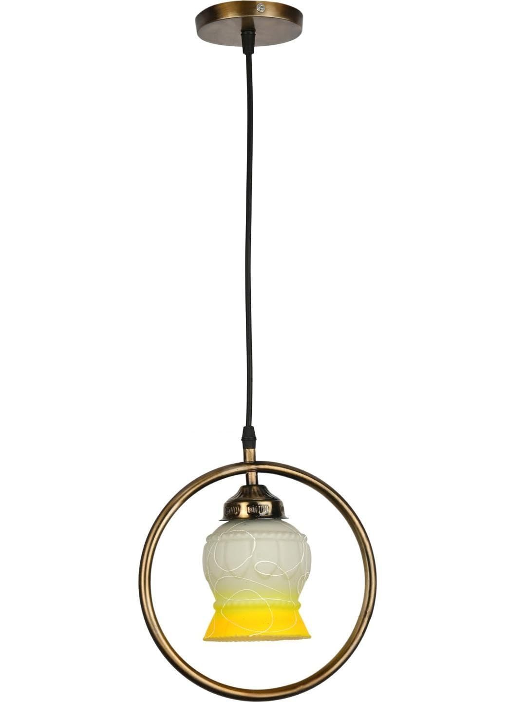 1ST TIME White & Yellow Printed Ceiling Lamp-picture-32