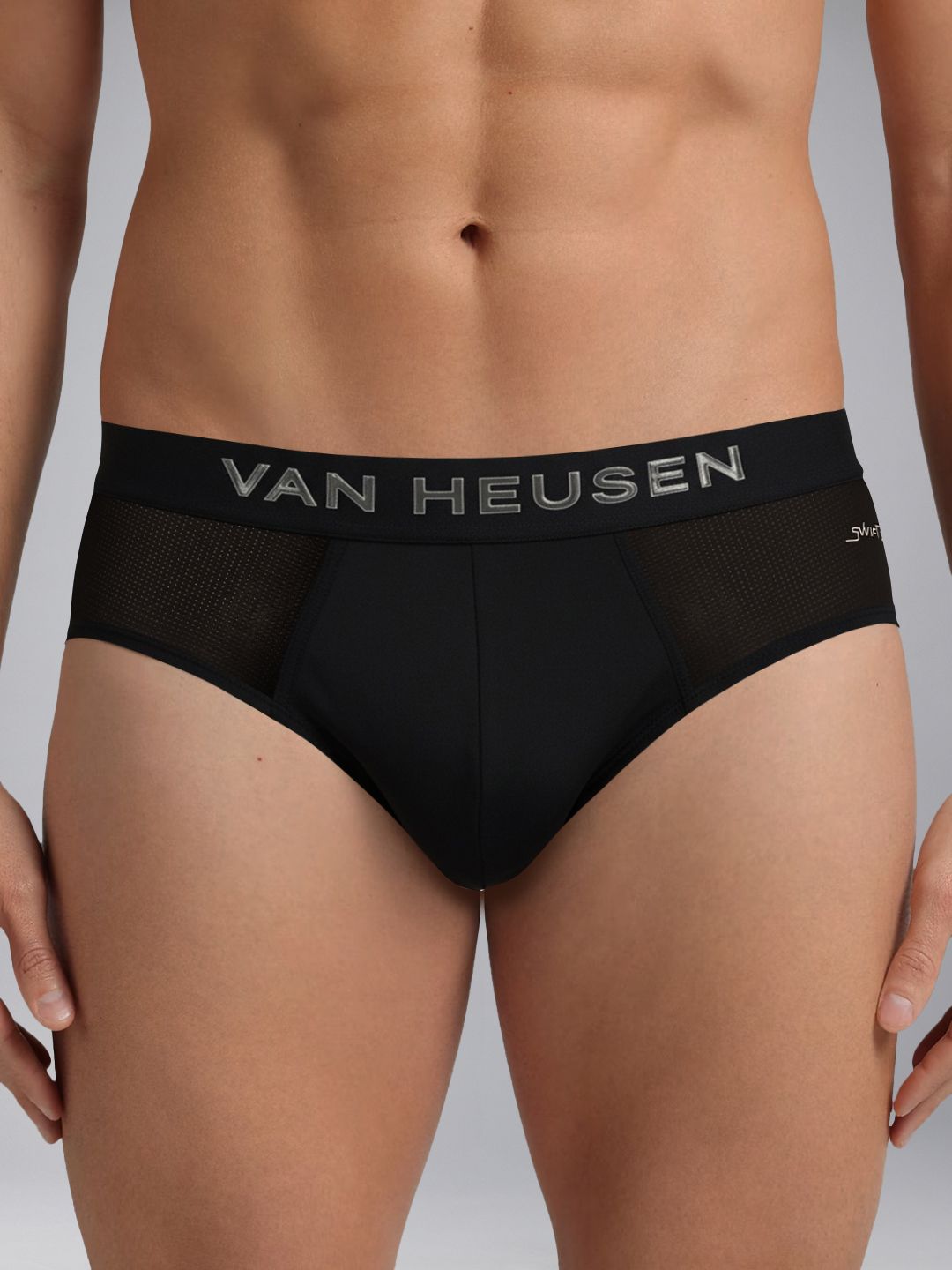 Van Heusen Innerwear Men Brand Logo Printed Outer Elastic Waistband Briefs-picture-45