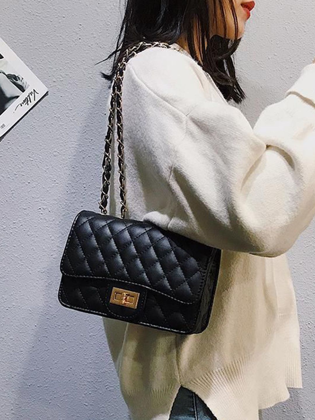 CORSICA Women Textured Structured Satchel with Quilted-picture-42