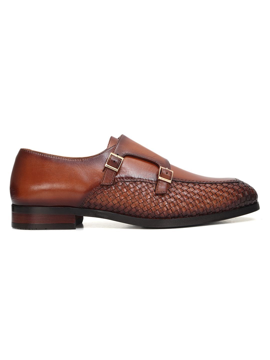 ROSSO BRUNELLO Men Leather Formal Mock Shoes-image-48